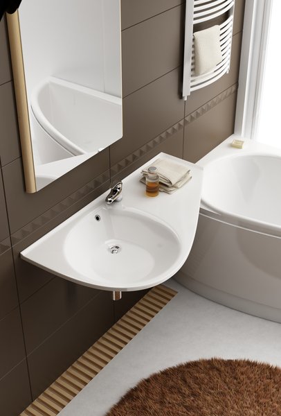 XJ9L1100000 Подвесная раковина настенная овальная Ravak  белая  - Вид №1