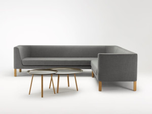 Угловой диван из ткани