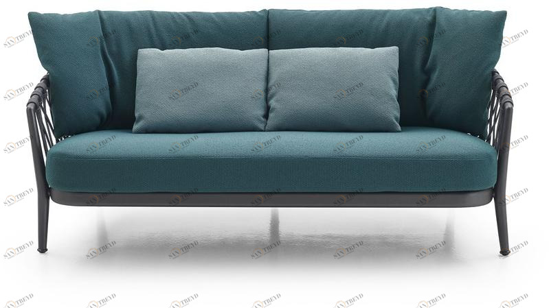 B&B Italia Outdoor 3-х местный тканевый диван Erica sun-id-1422810