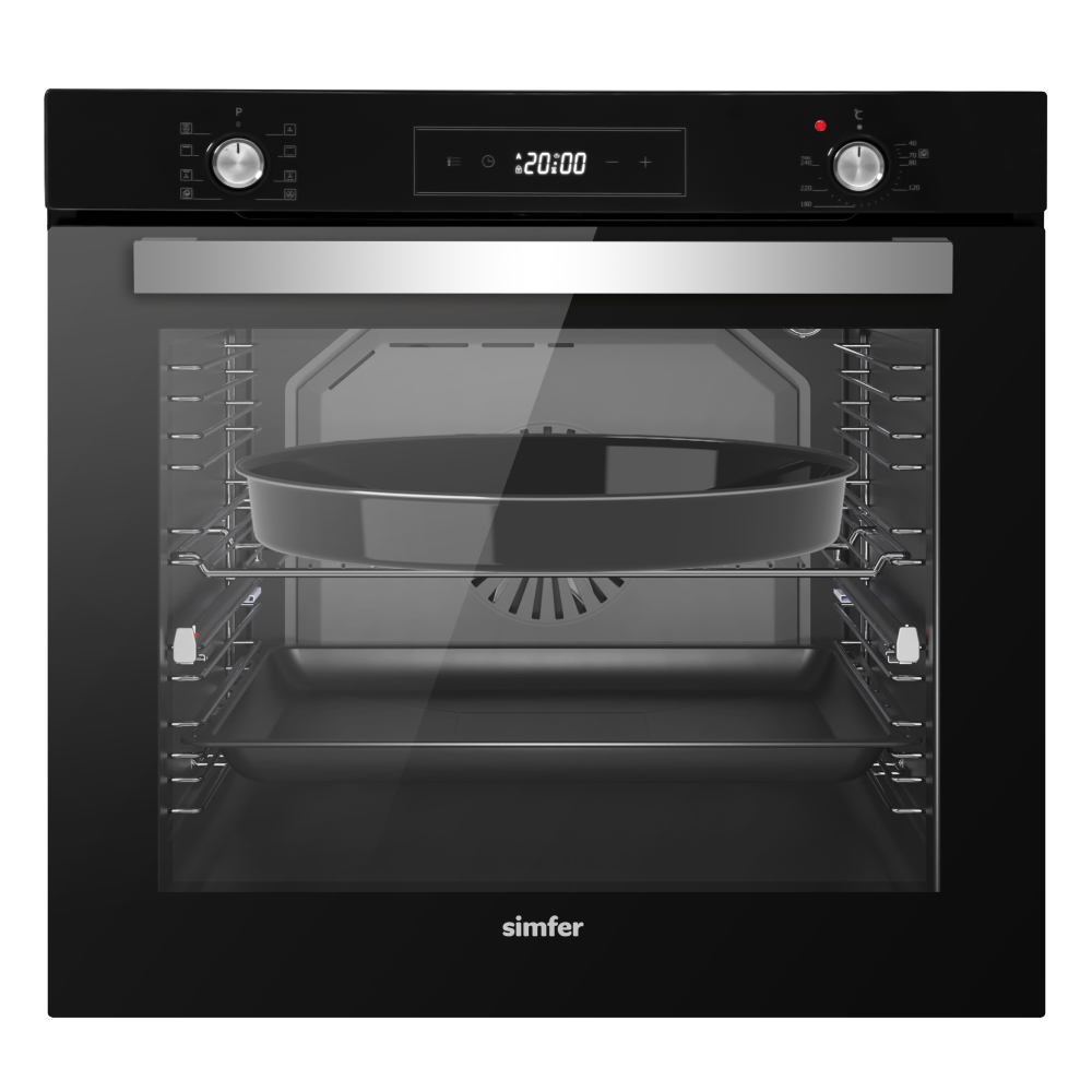 9125103 Электрический духовой шкаф Simfer B6ES69070 черный STDN-0066394