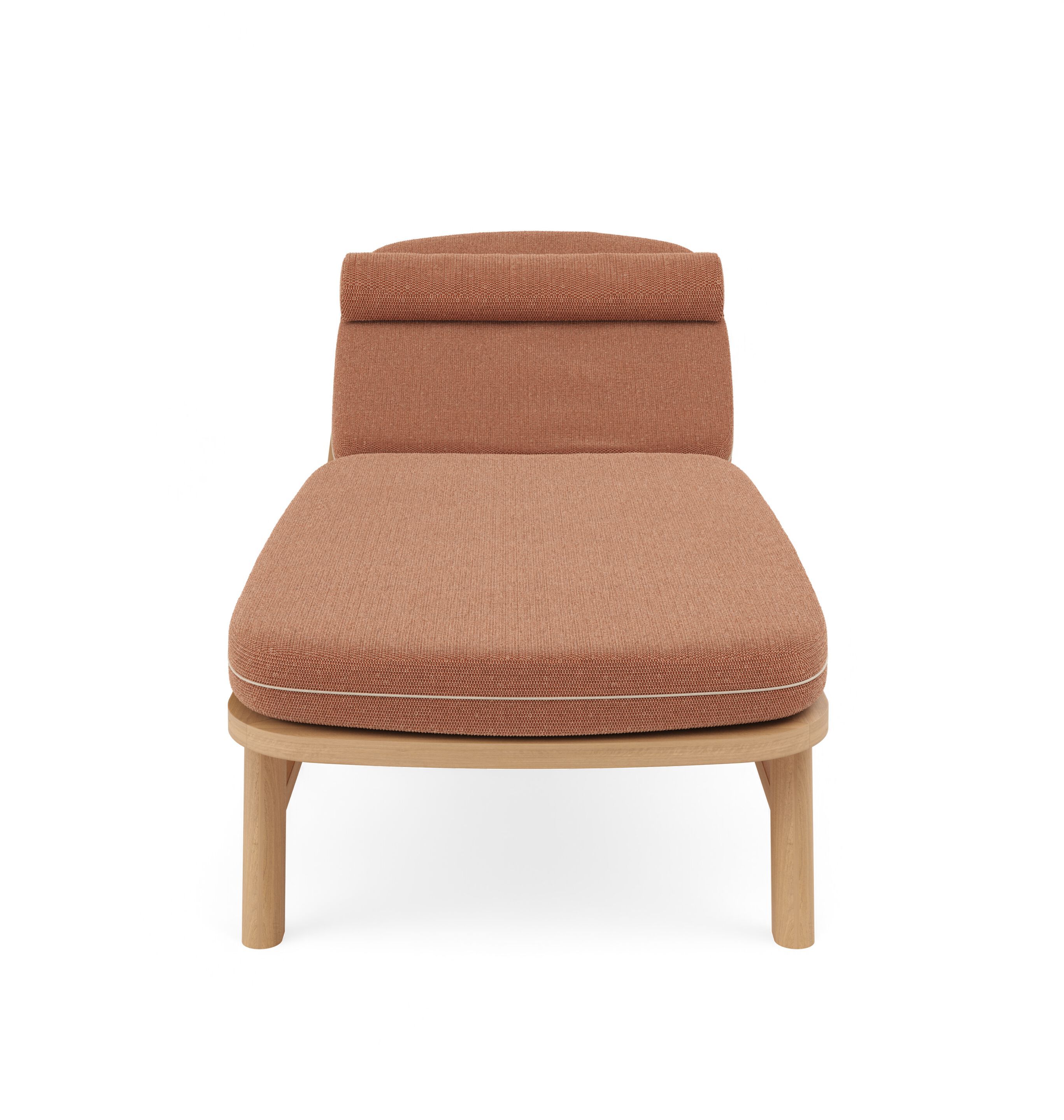 Садовая кровать из тикового дерева с подушками Sunbrella FJAKA Oaza ARCH-00028221 - Вид №2