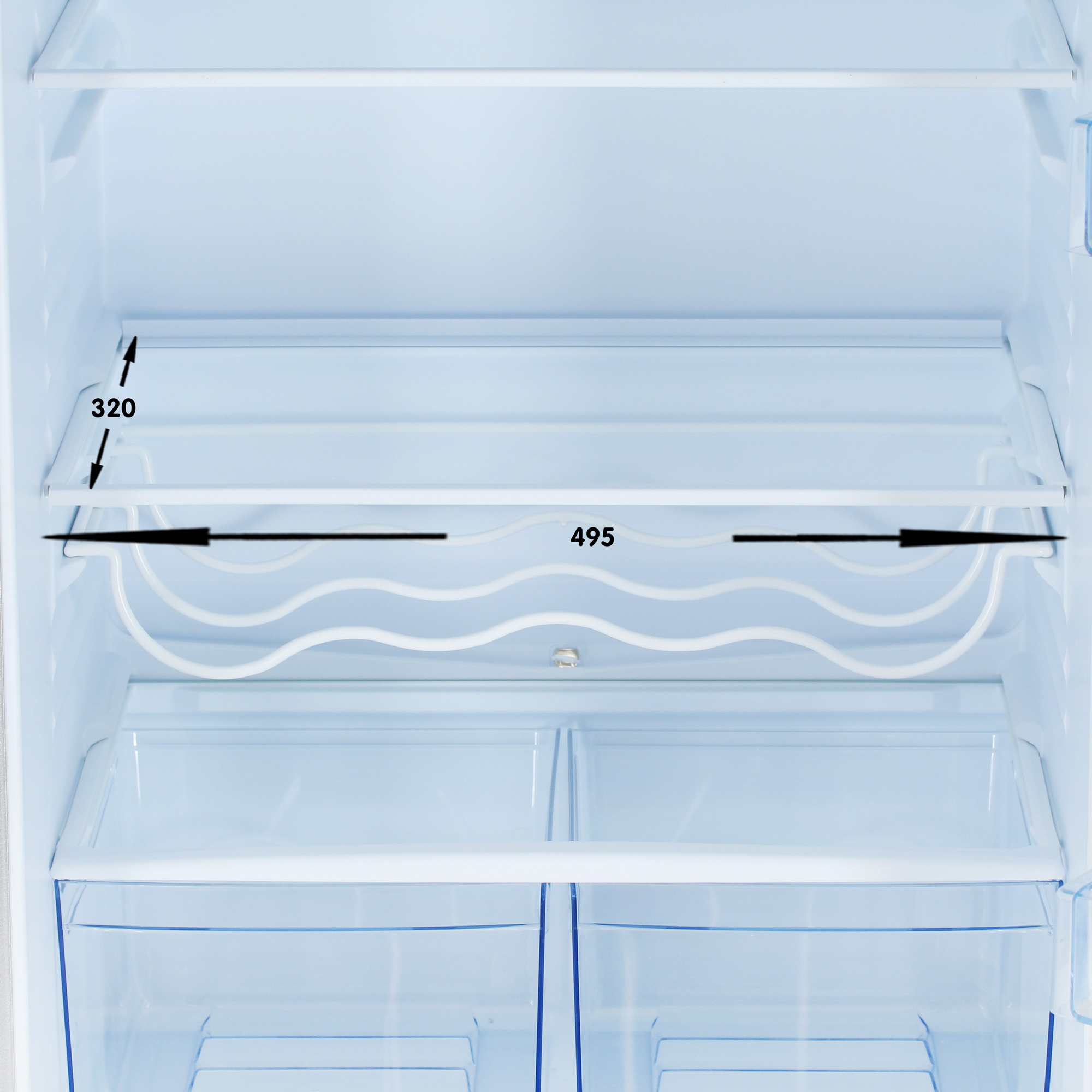 1229510 Холодильник с морозильником   DON R-297 NG серебристый STDN-0129801 - Вид №8