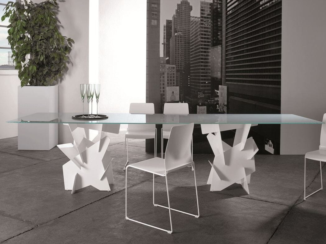 Прямоугольный стеклянный стол YDF столы ARCH-00147882