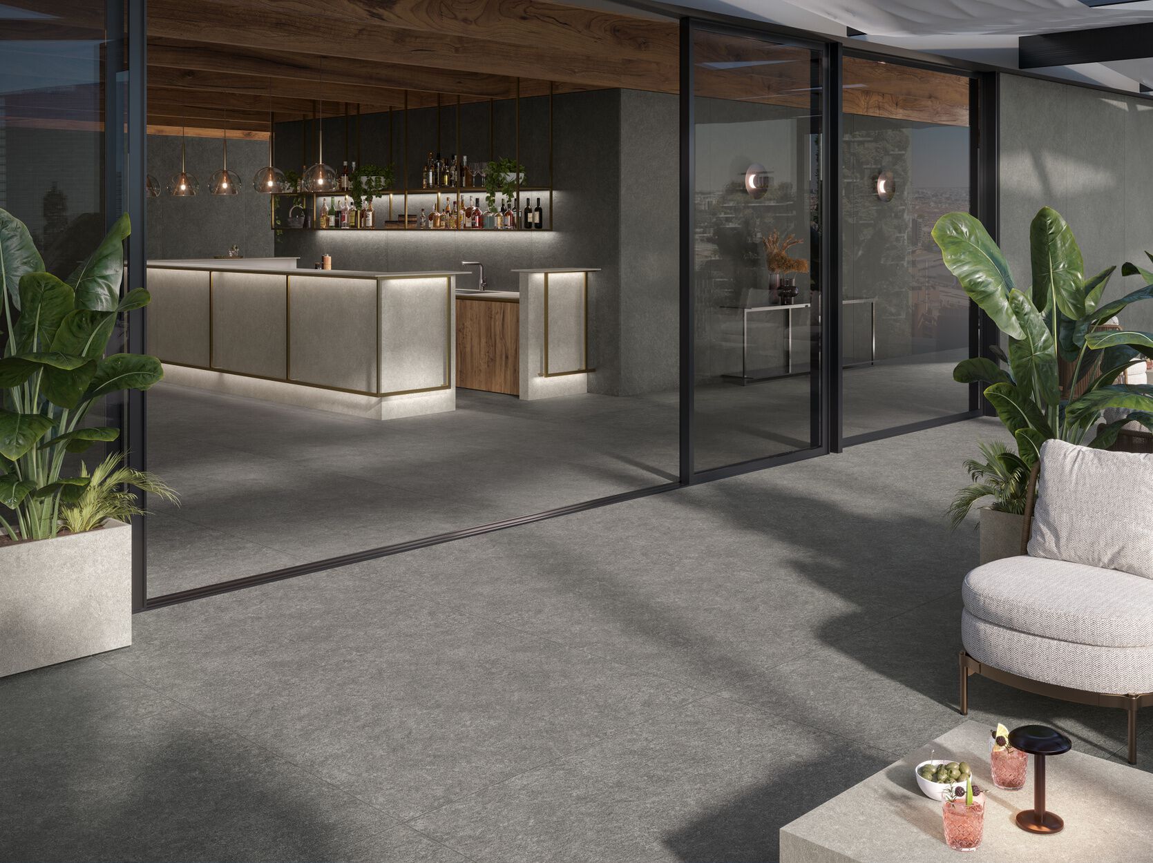 Пол / облицовка керамогранита с эффектом камня Atlas Concorde Boost Mineral ARCH-00122293 - Вид №9