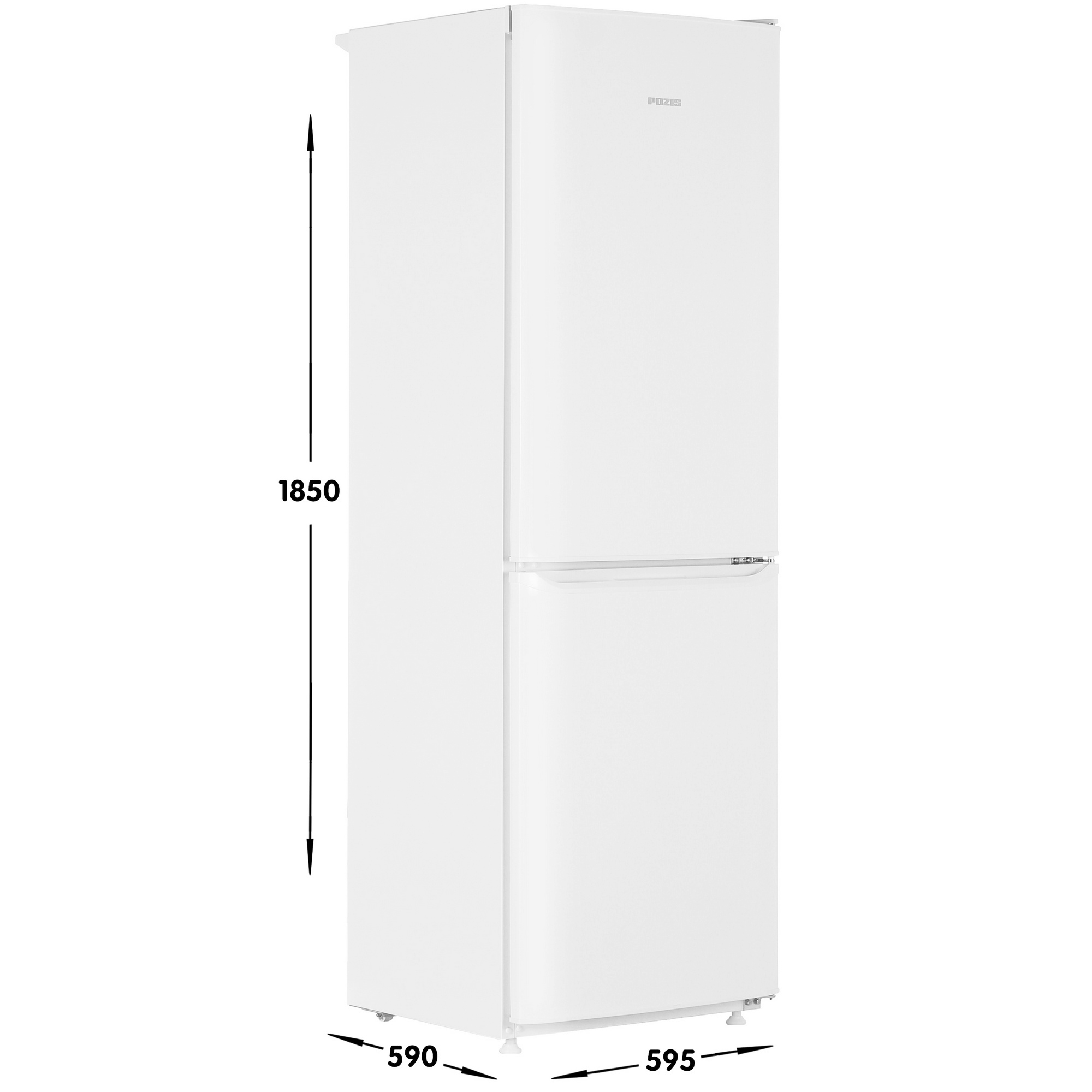 1025735 Холодильник с морозильником   Pozis RK-139 белый STDN-0021557 - Вид №6