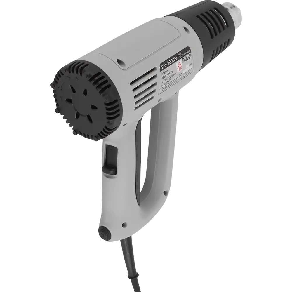 Технический фен Интерскол ФЭ-2000Э с регулировкой температуры 60-600°С 12276450 STLM-0001877 - Вид №2