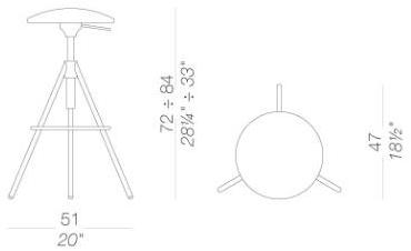 Lapalma Пуф поворотный с регулируемой высотой Wil S222 - Вид №4