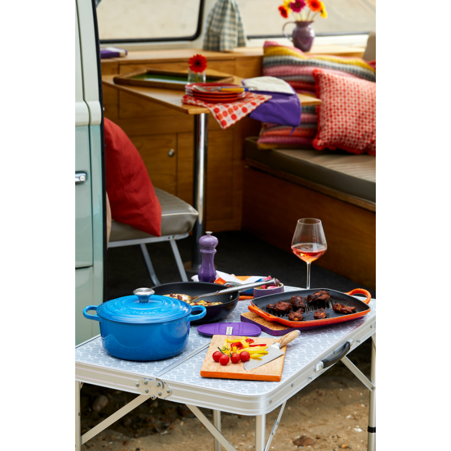 Сковорода-гриль чугунная Le Creuset, прямоугольная, 30 см, оранжевая 20201300900422 - Вид №4