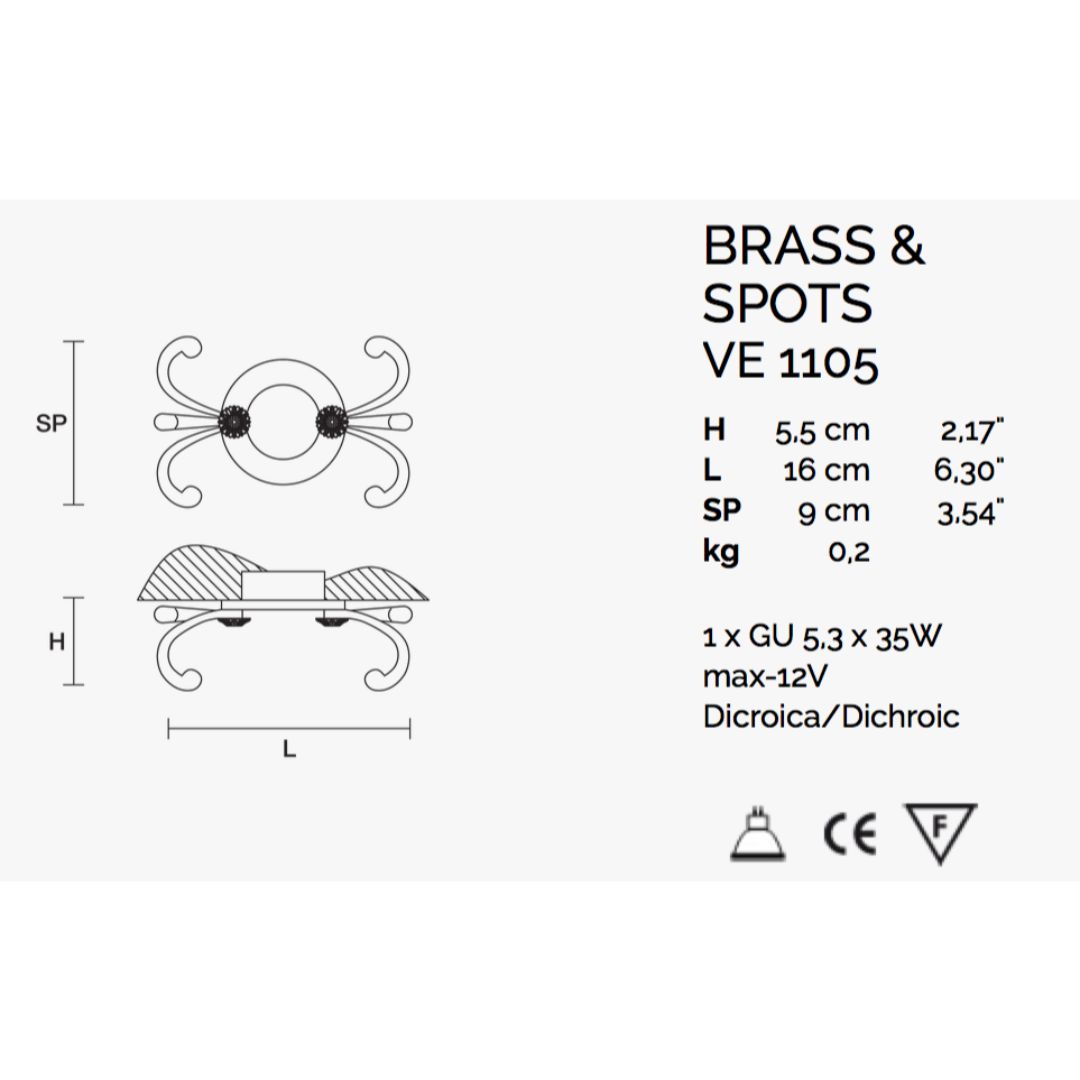 Masiero VE 1105 встраиваемый потолочный ve1105 - Вид №2