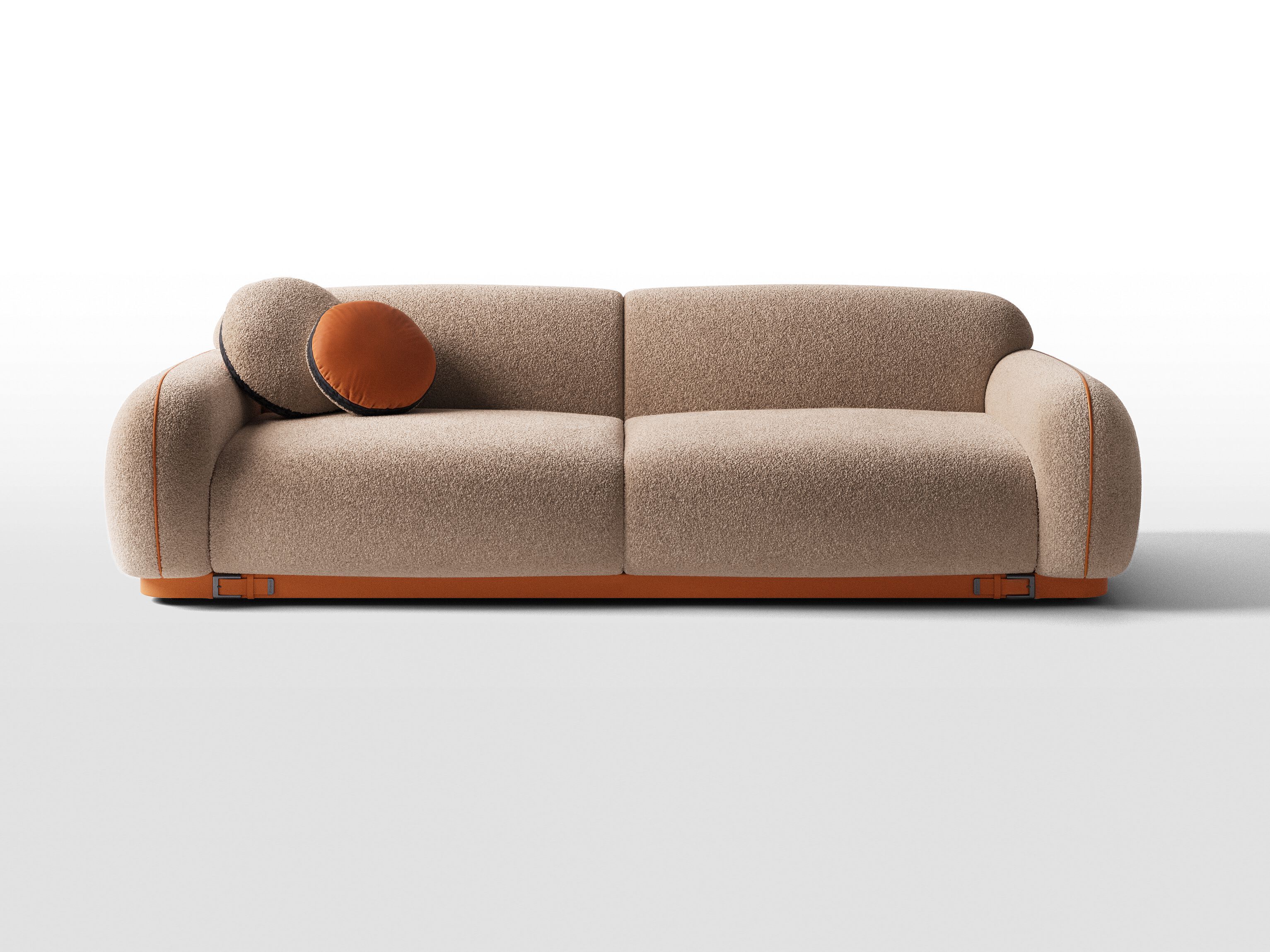 3-местный съемный тканевый диван Busnelli PIUMOTTO ARCH-00044541