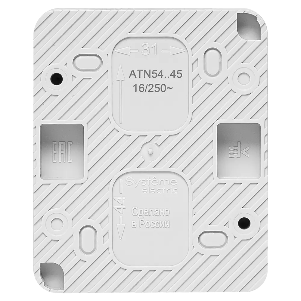 Розетка накладная Systeme Electric AtlasDesign с заземлением со шторками цвет серый 89457217 STLM-2138824 AtlasDesign Profi - Вид №3