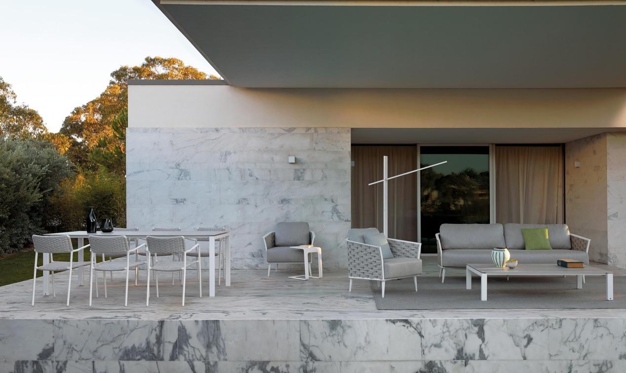 MNST330 1 мест. белый веревка 45мм серебристая Manutti Cascade - Вид №3