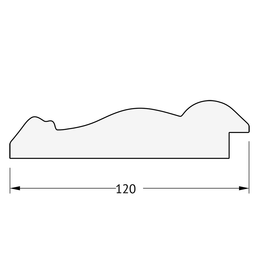 BY 4172 Зеркало с гравировкой в багетной раме - состаренное дерево с орнаментом 120 mm EVOFORM Exclusive-G - Вид №4