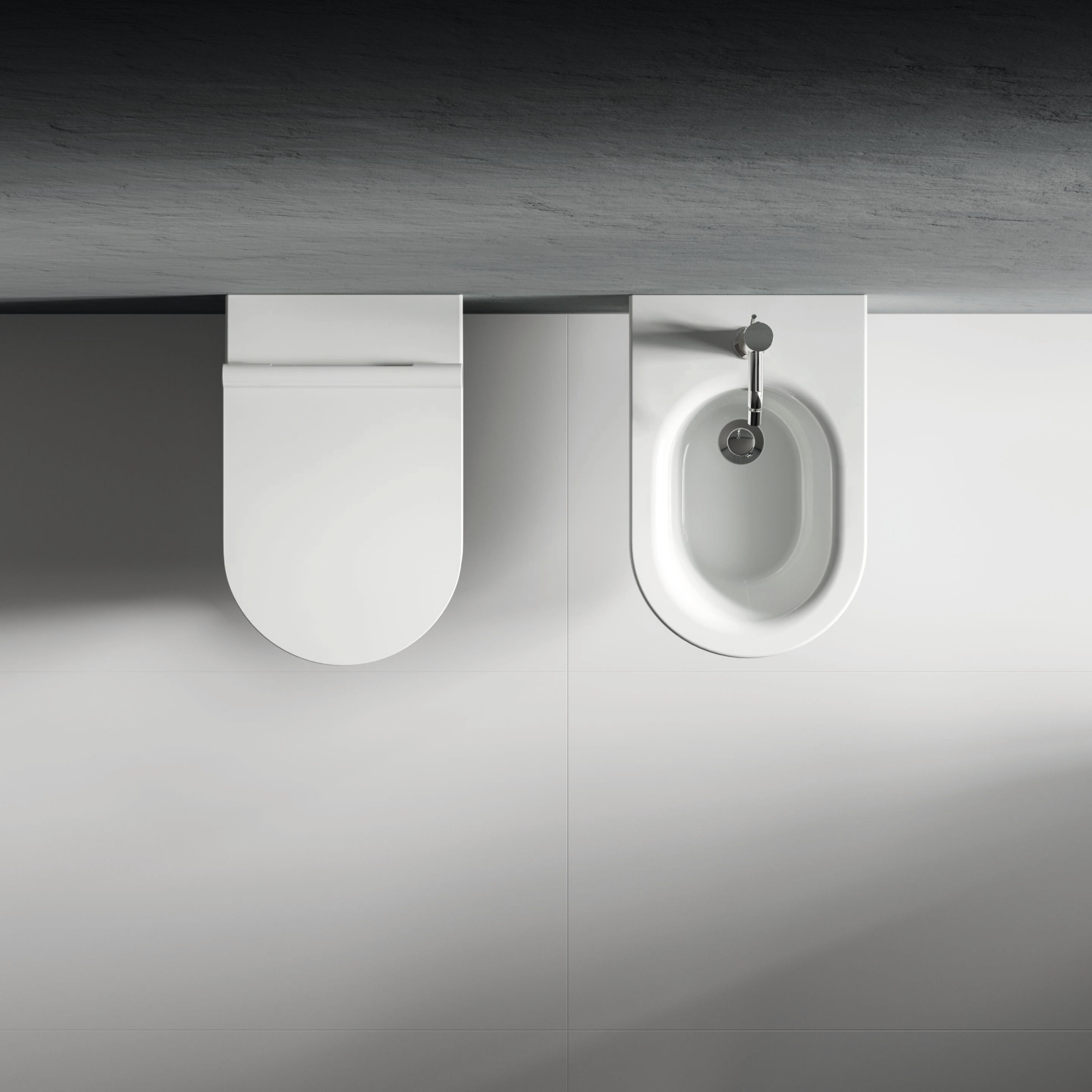 Керамическое подвесное биде с переливом Ceramica Dolomite Mayka ARCH-00147222 - Вид №3