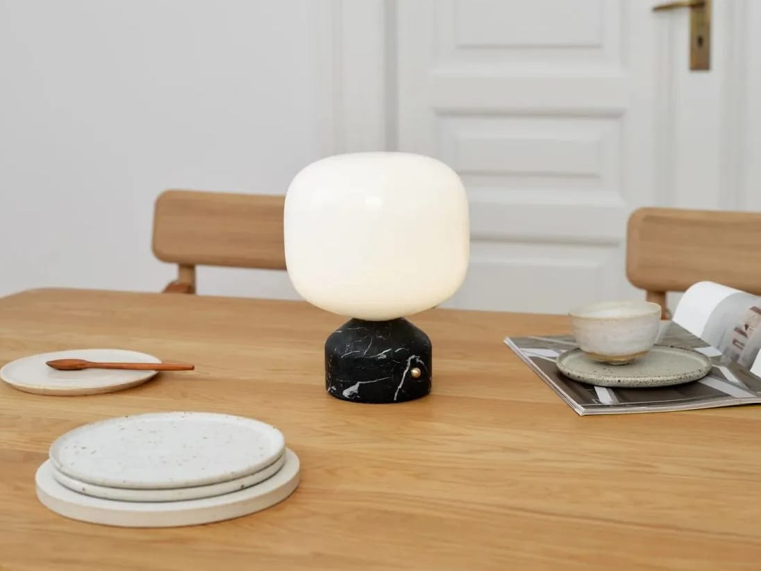 Мраморная светодиодная настольная лампа Gejst MEEMO ARCH-00084495 - Вид №4