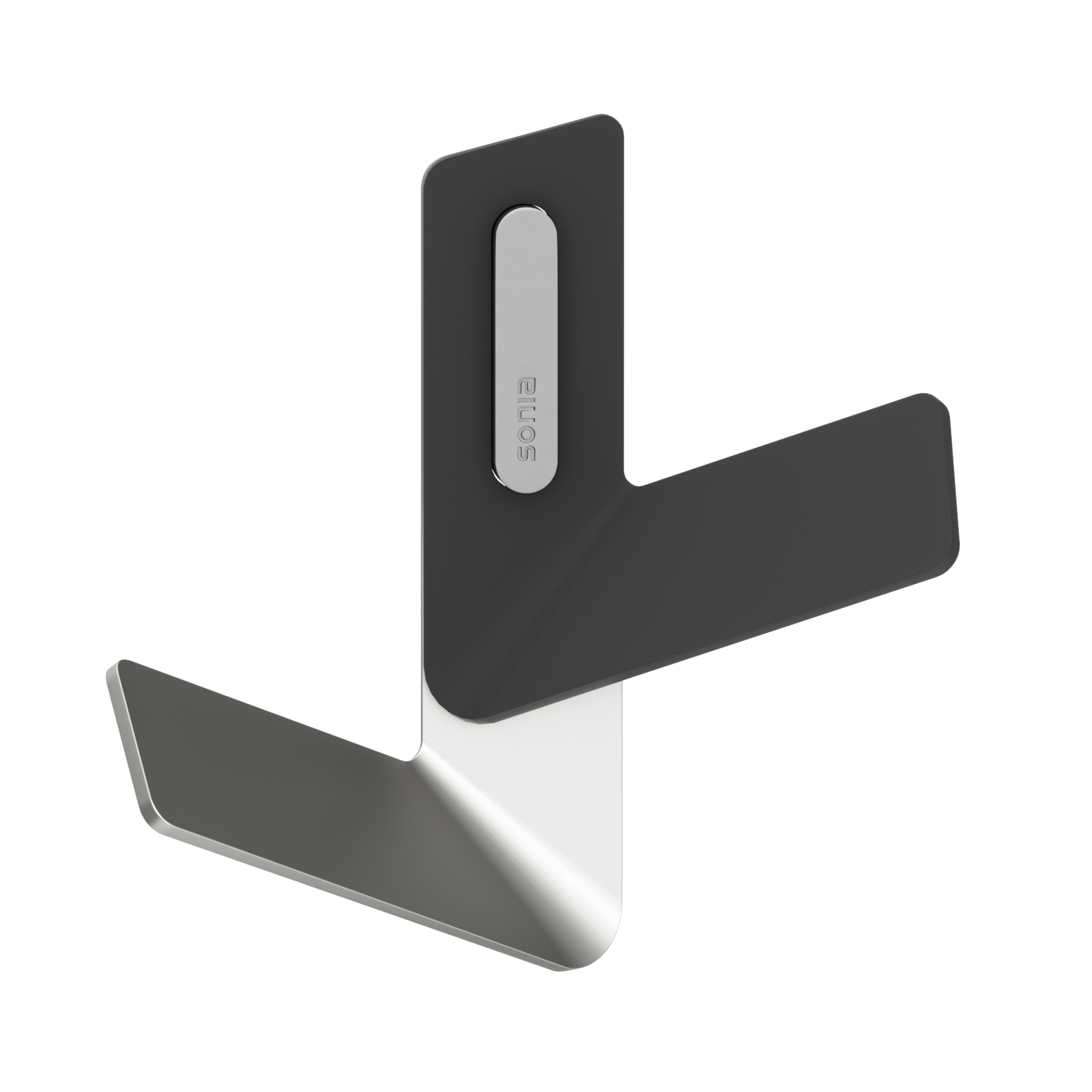 188444 Двойной крючок 16 см цвет Черный/Серый Sonia FLAMA Испания