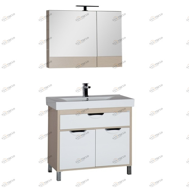 Комплект мебели Aquanet Гретта 90 светлый дуб (камерино) 00172721