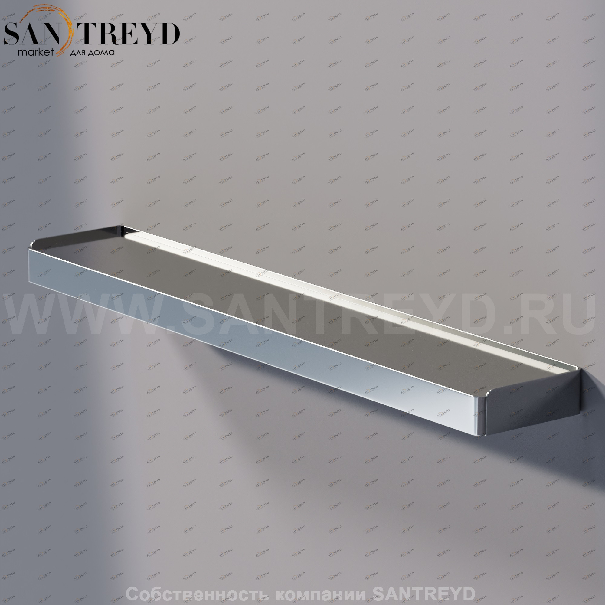 Agape MACH Полка 60 см хромированная AMAC0651A