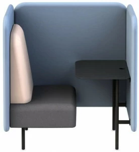 SOFTREND Кресло из ткани с высокой спинкой для контракта August