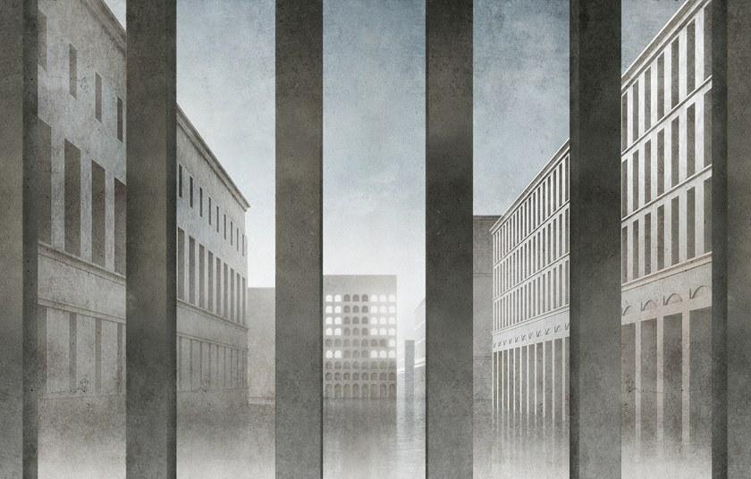 Wall&decò Фотообои trompe l'oeil Contemporary wallpaper 2018 sun-id-1349633 - Вид №1