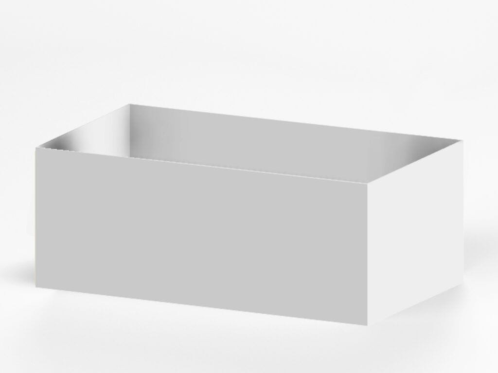 Низкая алюминиевая плантатор с порошковым покрытием SIXINCH PLANTER ARCH-00146353