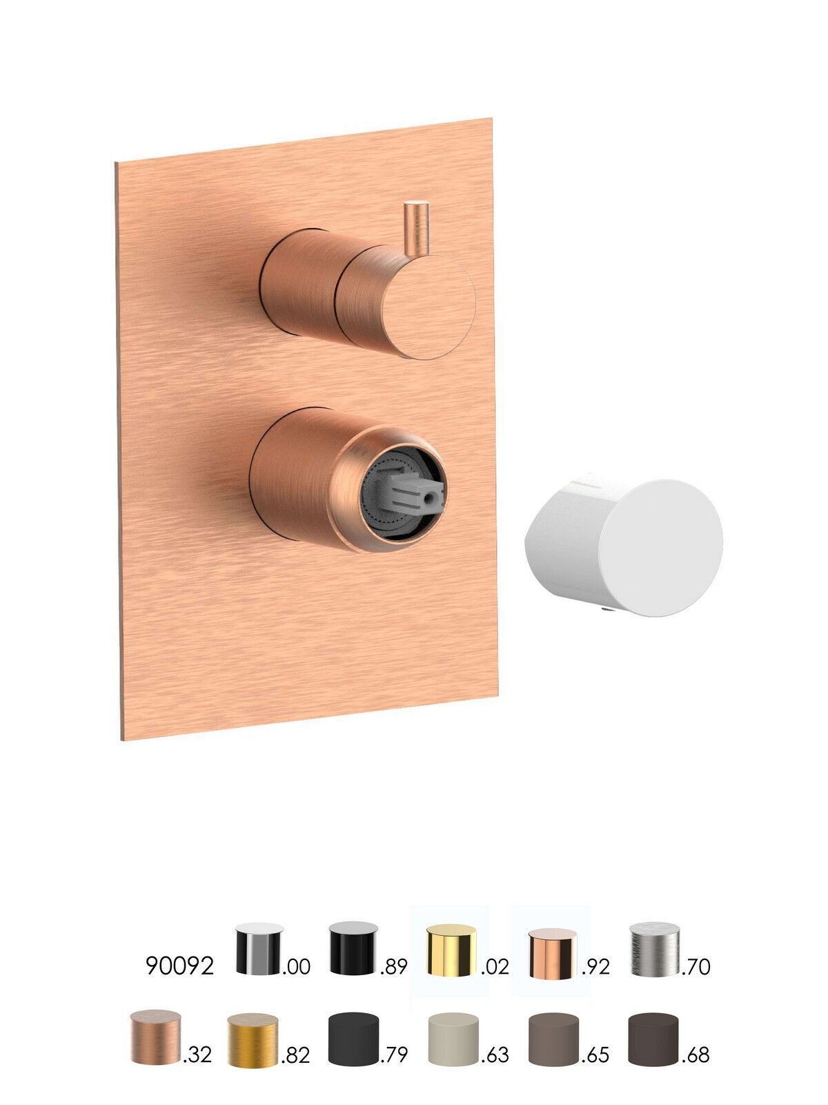 Встраиваемый однорычажный смеситель для душа с переключателем Rubinetterie Frattini Narciso S ARCH-00138952 - Вид №12