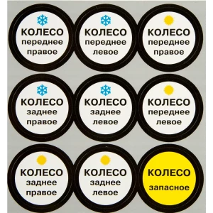 Наклейка «Шиномонтаж» 100x100 мм полиэстер 82112542 STLM-2076591