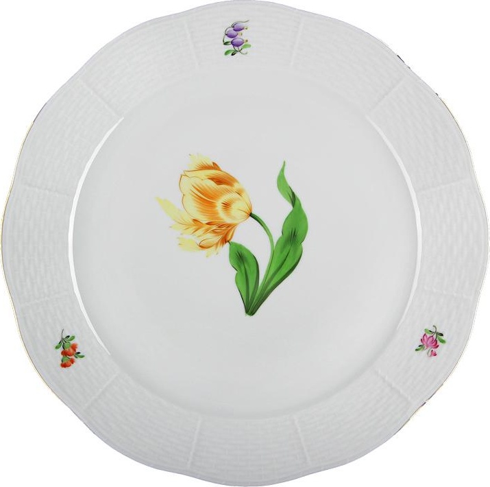 71917 Herend Тарелка пирожковая 15,5см "Китти" (желтая) Фарфор, Керамика 