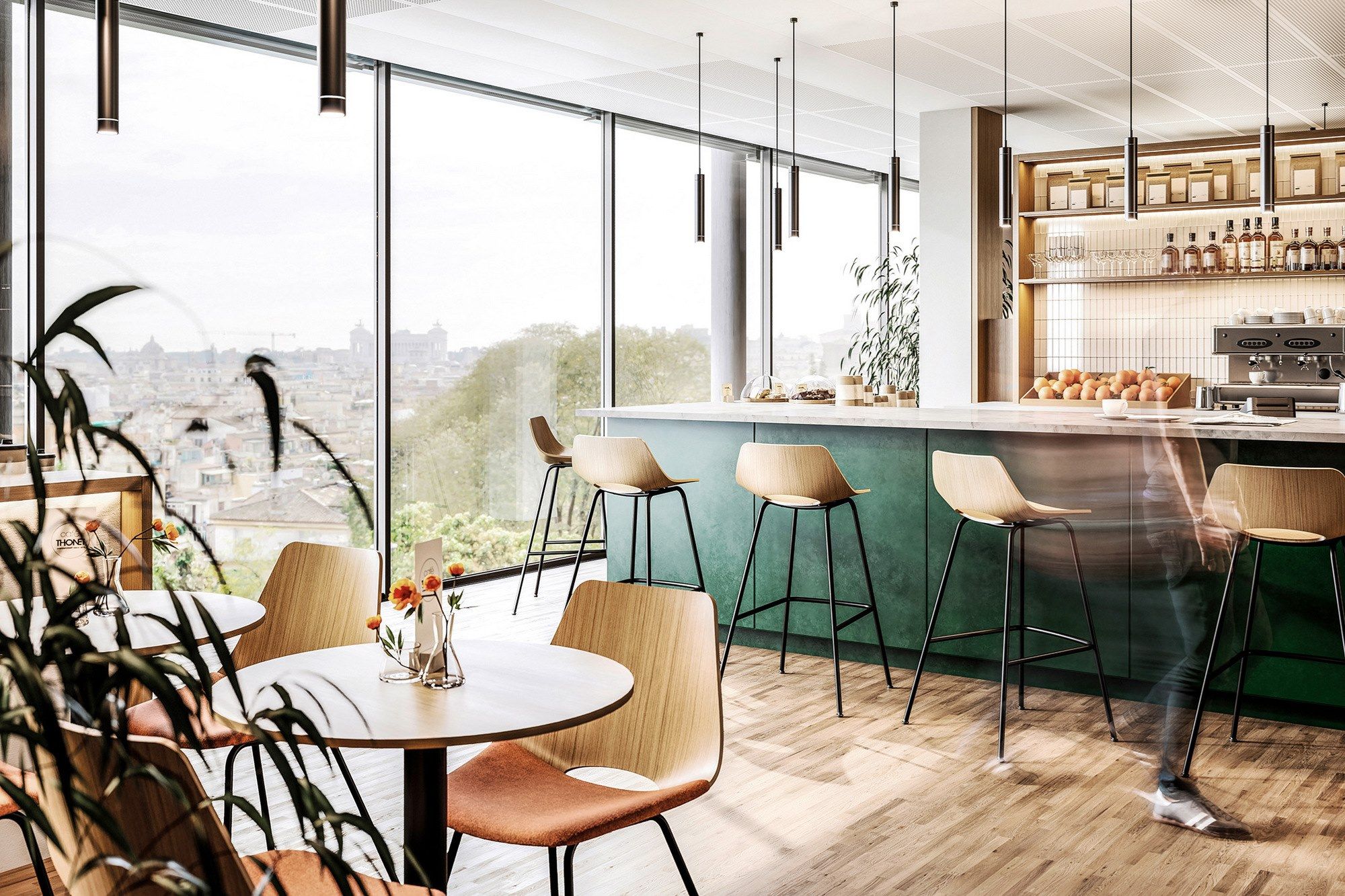 Многослойное кресло с мягким сиденьем THONET S 661 ARCH-00106154 - Вид №3