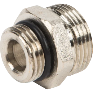 Ниппель переходной Valtec 1/2"- 3/4"ЕК евроконус НР Латунь никелированная VTr.580.NE.040E 82491332 STLM-2112969
