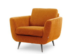 Тканевое кресло с подлокотниками