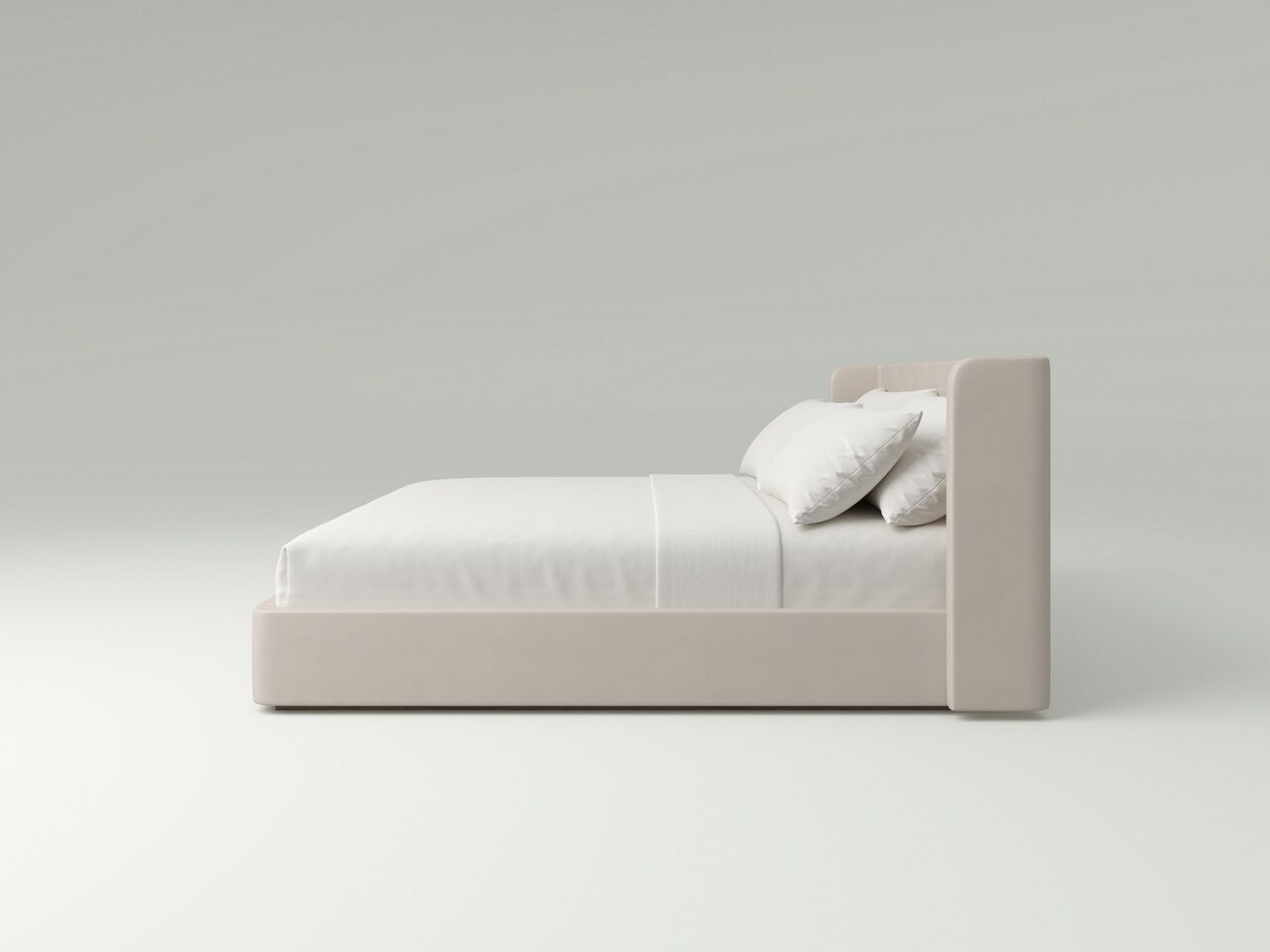 Мягкая двуспальная кровать NITZAN HOME FYNN ARCH-00042519 - Вид №1