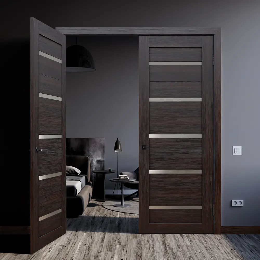 Комплект двери Artens Дукато глухая 60x200 см Hardflex цвет акация с добором 150 мм STLM-2145574 - Вид №2