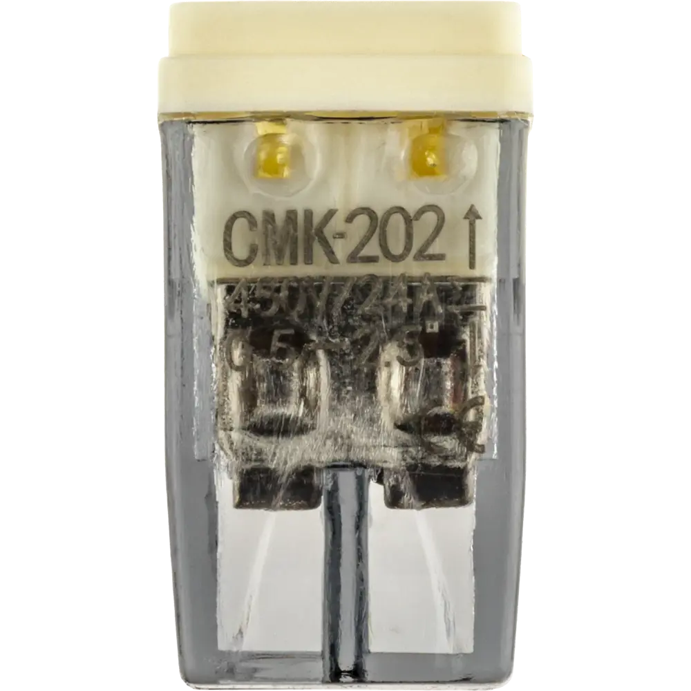 84509778 Клеммы монтажные самозажимные с пастой Duwi СМК 772-208 2-проводные 2,5мм² прозрачные 5шт 26728 7 STLM-1119432  - Вид №5