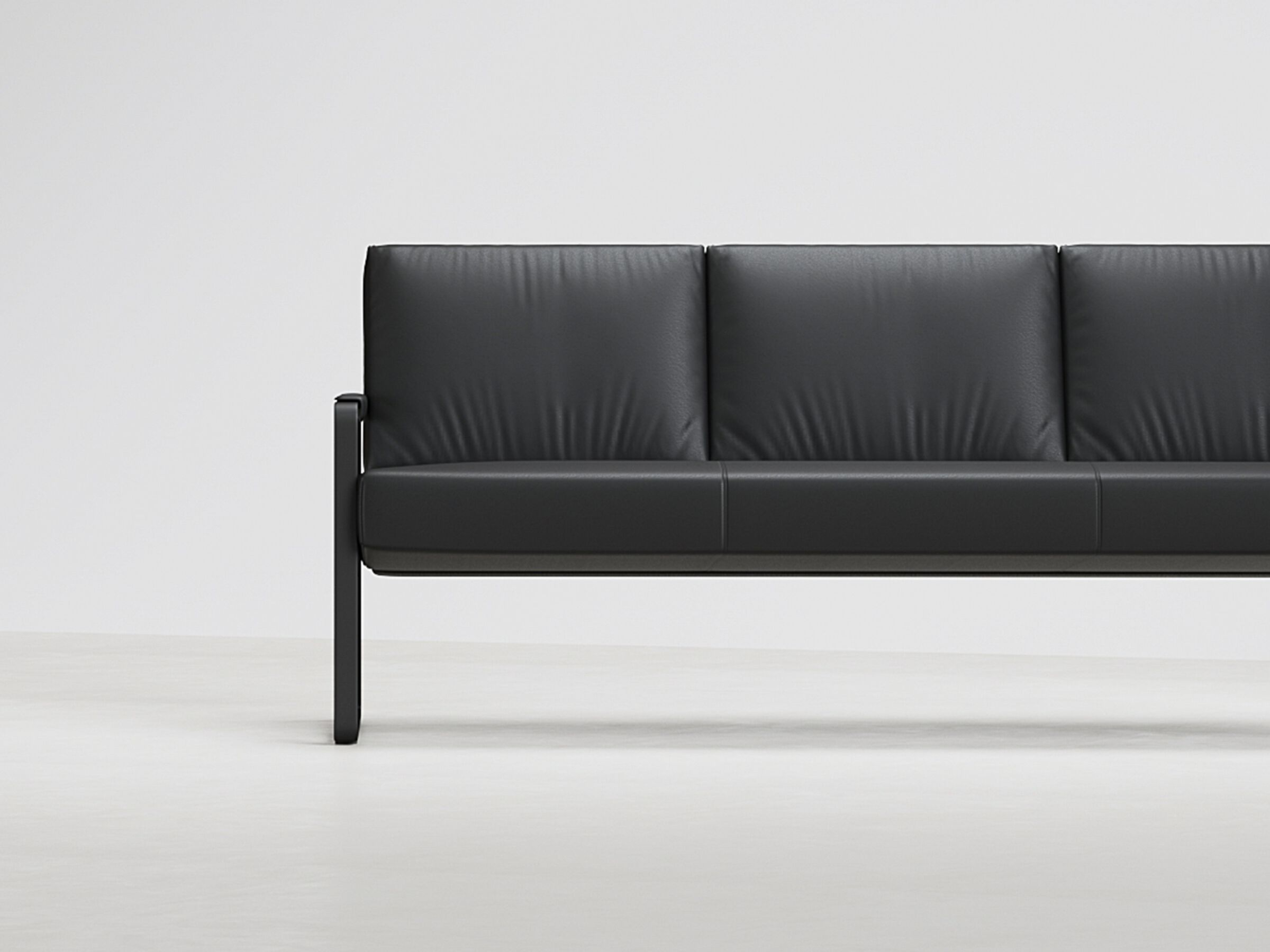 3-местный кожаный линейный диван WORKSPACE DETROIT ARCH-00104362 - Вид №5
