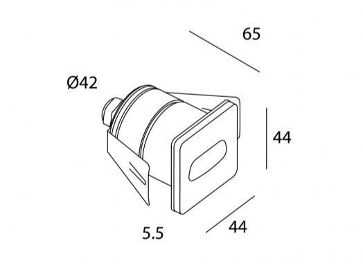 DGA Настенная светодиодная лестница из алюминия sun-id-1351053 - Вид №3