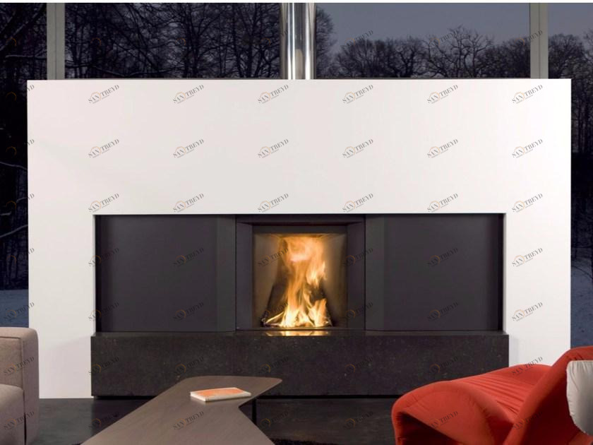 Stûv Встроенный дровяной камин с вещевыми отсеками Stûv micromega sun-id-1486588