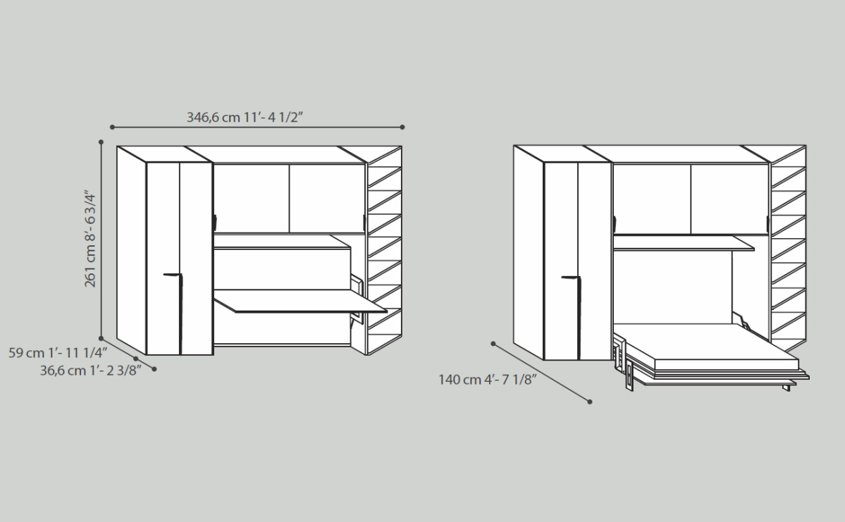 Композиция из модулей  TUMIDEI 265  - Вид №2