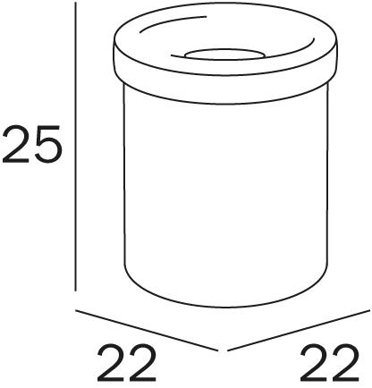 INDA® Мусорный бак  A13010  - Вид №1