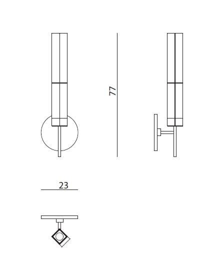 Мраморная аппликация с фиксированной рукояткой Visionnaire Рим-Флоренция-Милан ARCH-00100610 - Вид №1