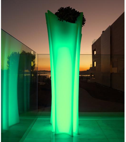 VONDOM Высокий яркий садовый горшок sun-id-1508991 - Вид №11