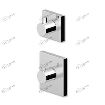 ZP8659 - R97820 Встраиваемый термостатический смеситель для душа 1/2 "с запорным вентилем. Zucchetti Pan 