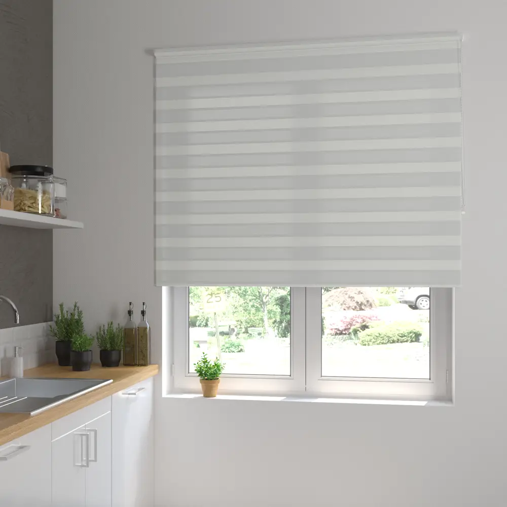 INSPIRE Peter — Рулонная штора день-ночь светло-серая 180x175 см 85225681 STLM-0060115 - Вид №10