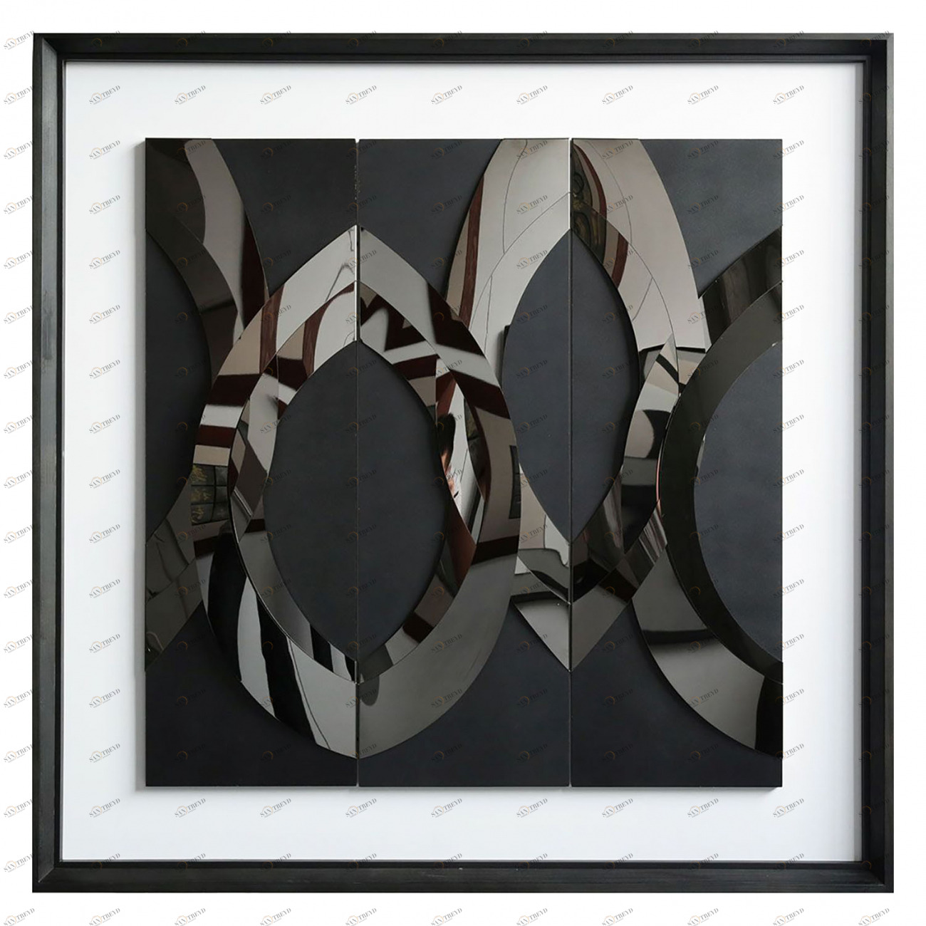 Панно-картина на стену MOONRISE BLACK EVENHOME  192768 Белый;черный 