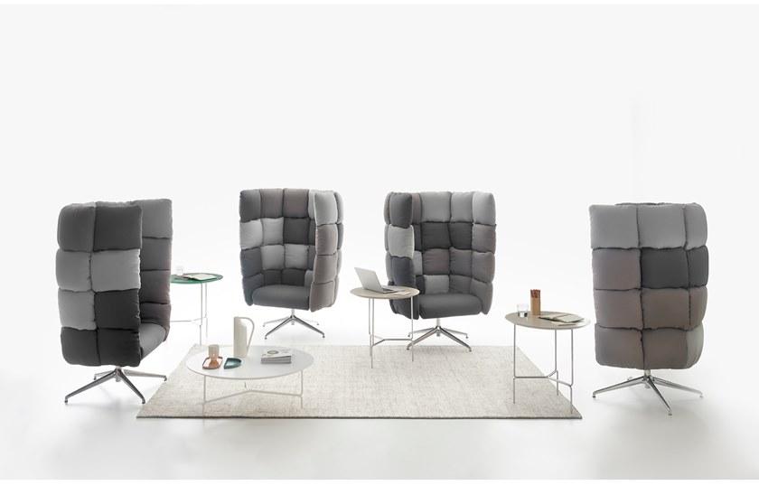 Manerba Круглый высокий журнальный столик Litta St142f60 - Вид №4