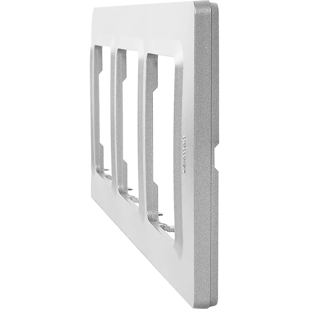 LEXMAN LILIAN — универсальная рамка для розеток и выключателей, 3 поста, алюминий 86761629 STLM-0071362 - Вид №2