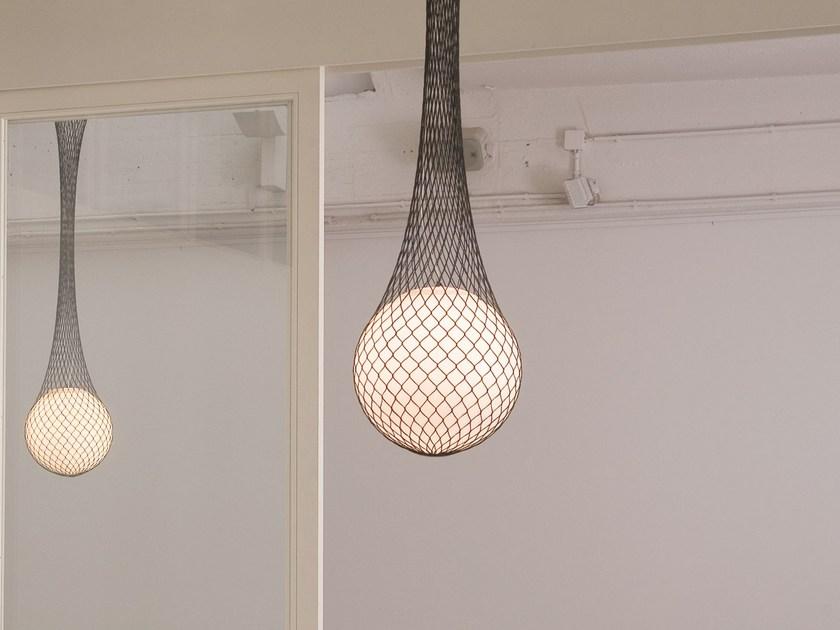 Formagenda Подвесной светильник из ткани и стекла sun-id-1349915 - Вид №1