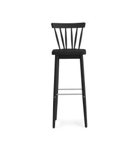 Высокий деревянный барный стул