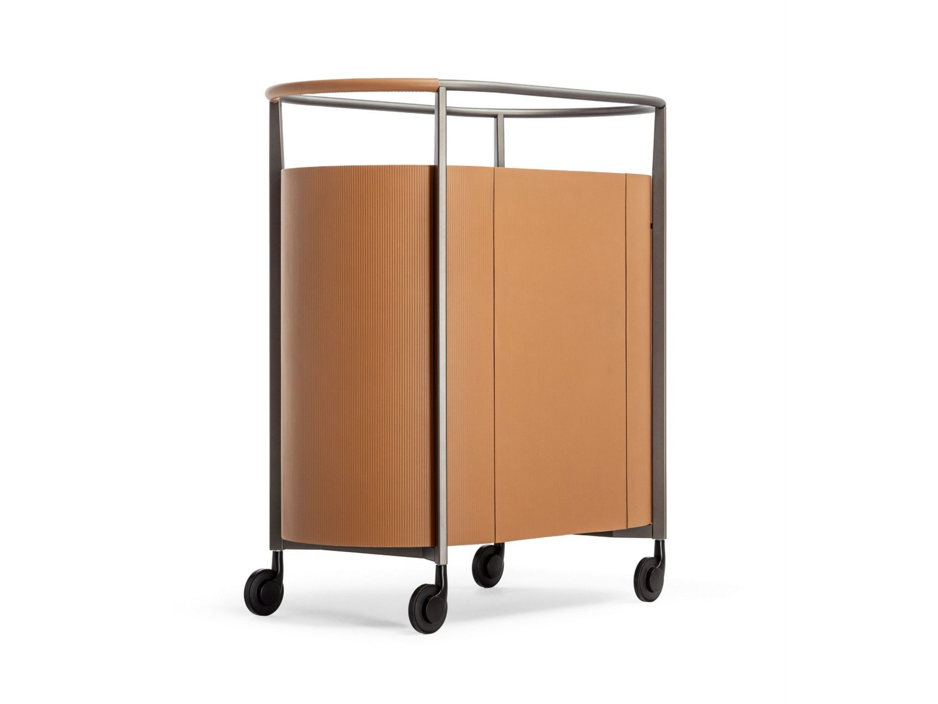 Тележка для еды с кожаным покрытием Poltrona Frau коллекция-мебель и аксессуары ARCH-00140265 - Вид №1