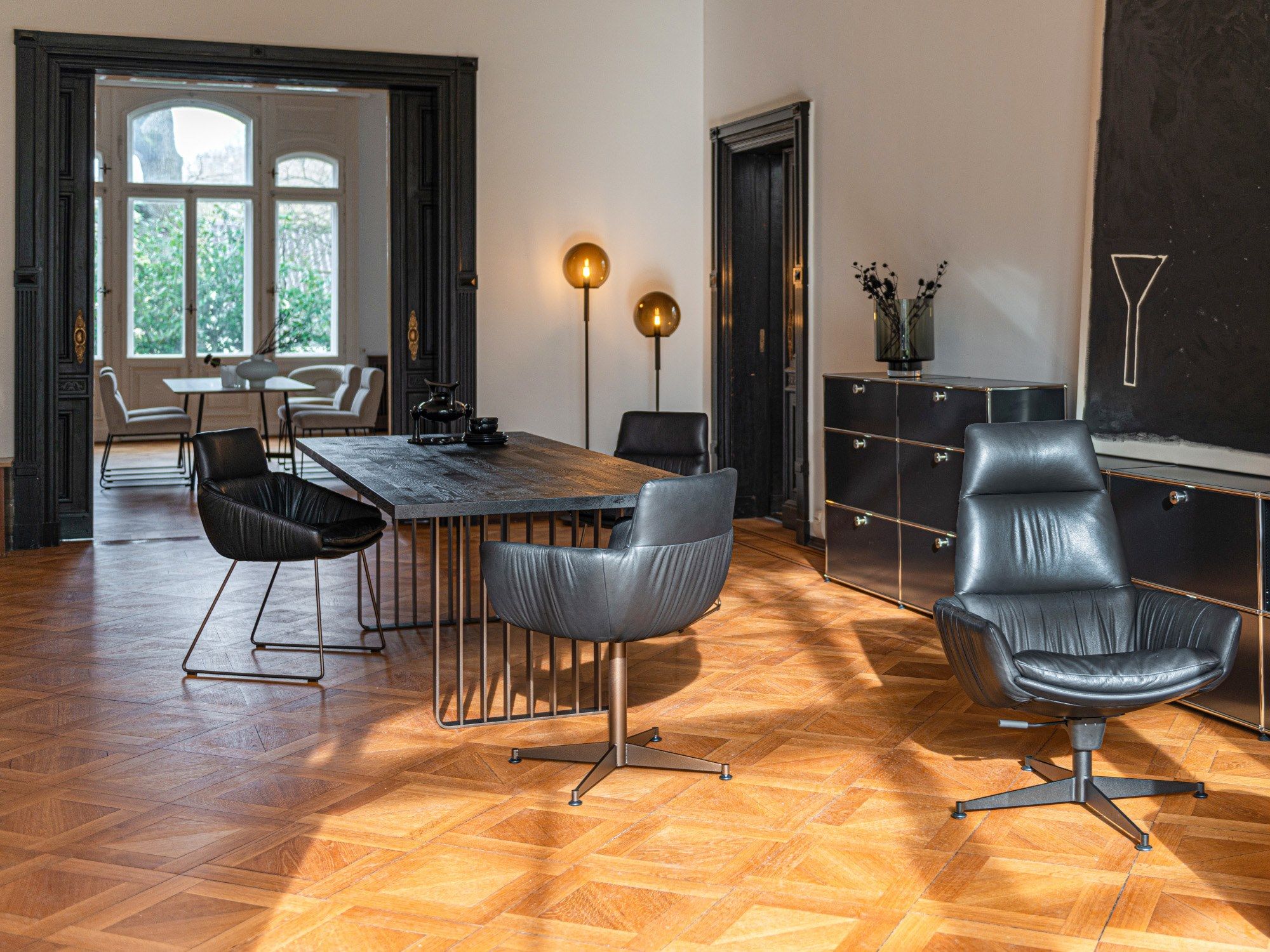 4-спицевое вращающееся кресло с подлокотниками KFF Faye Casual ARCH-00120922 - Вид №7